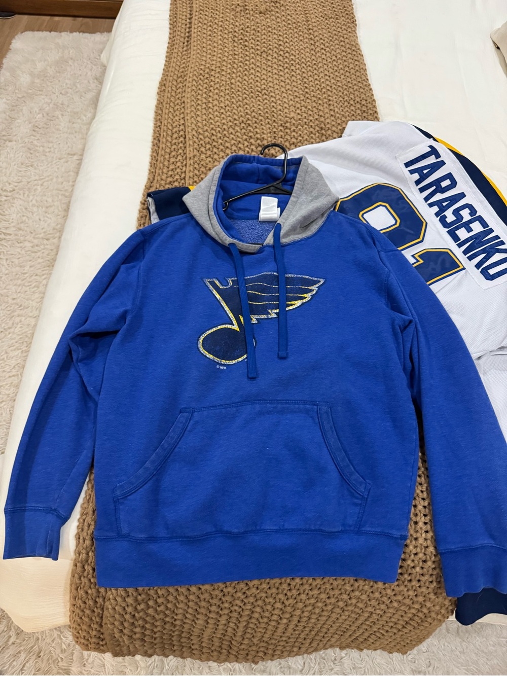 NHL St. Louis Blues Royal Blue Pullover Crewneck Hoodie